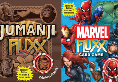 Looney Labs Announces Release Details for Jumanji Fluxx & Marvel Fluxx